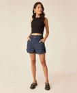 Short Jeans Feminino Clochard Bolsos Marisa-15048
