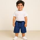 Short Jeans Masculino Infantil Verão Bermuda Jeans Masculina
