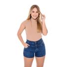 Short jeans premium recorte pinça frente vintage com bolso forrrado