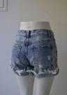 Short Jeans Print Boyfriend Lavagem Média Tamanho 36