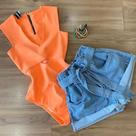 Short jeans tendência