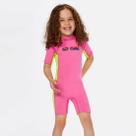 Short John Rip Curl Infantil Groms Omega 1.5mm Rosa