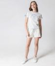 Short Juvenil Moletom Laço Marisa Tam 10 a 16 Off Whit-15003