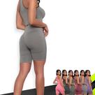 SHORT Leg Legging LEVANTA BUMBUM Cintura Alta Fitness Treino Corrida Academia 960