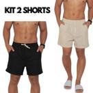 Short linho Conexão Kit 2 und