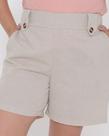 Short linho social