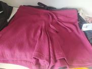 Short malha vinho Short malha vinho