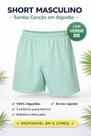 Short Masculino 100 Algodão Confortável para Dormir PP ao G6 Leve Respirável