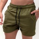 Short Masculino Bermuda de Linho Leve Slim Premium Verde Short Masculino Bermuda de Linho Leve Slim Premium Verde