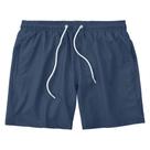 Short Masculino Bermuda Mauricinho Liso Tactel Azul Marinho