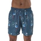 Short Masculino com Estampa Digital Estilo Tropical