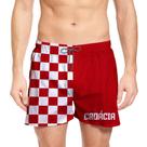 Short Masculino Estampa País Croácia Copa Lazer Moda Curto
