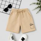 Short Masculino Infantil Estampa Fantasma Boné 140 Estilo Atlético Streetwear Skate Menininho Look