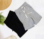 short masculino infantil nas cores preto e cinza