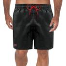 Short Masculino Moda Praia Liso Cordão Neon Vermelho Short Masculino Moda Praia Liso Cordão Neon Vermelho