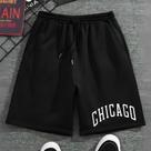 Short Masculino Moletinho Chicago Moda Gringa Look Despojado