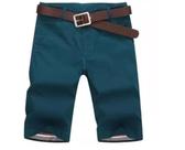 Short Masculino Slim Fit Azul