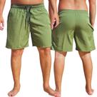 Short Masculino Tactel Elastano Treino Praia Piscina Comfortavel adulto