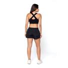 Short Microfibra Feminino Basic+ Preto GG