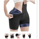 Short Modelador Efeito Sauna Preto GG