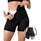 Short Modelador Efeito Sauna Preto Short Modelador Efeito Sauna Preto