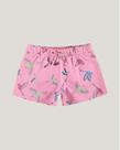 Short Moletinho Pássaros Infantil Menina Moletinho Leve Malwee Kids
