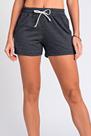 Short Moletom Runner Mescla Escuro