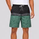 Short Nicoboco Volley Oriente Preto e Verde Short Nicoboco Volley Oriente Preto e Verde