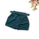 Short Plus Size Feminino de Alafaiataria Com Cinto 0450 Short Plus Size Feminino de Alafaiataria Com Cinto 0450