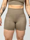 Short Pocket Khaki para Atividades Físicas e Estilo