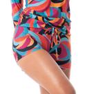 Short Praia Feminino com Amarração Frontal Estampado Cor:ES304Tamanho:P Short Praia Feminino com Amarração Frontal Estampado Cor:ES304Tamanho:P