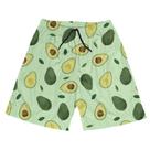 Short Praia Shorts Banho Bermuda Verão Abacate Fruta Verde Cartoon 167 Short Praia Shorts Banho Bermuda Verão Abacate Fruta Verde Cartoon 167
