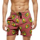 Short Praia Shorts Banho Bermuda Verão Abacate Fruta Verde Cartoon 705 Short Praia Shorts Banho Bermuda Verão Abacate Fruta Verde Cartoon 705