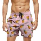 Short Praia Shorts Banho Bermuda Verão Abacaxi Fruta Amarela 680 Short Praia Shorts Banho Bermuda Verão Abacaxi Fruta Amarela 680