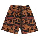 Short Praia Shorts Banho Bermuda Verão Abóbora Terror Laranja 118 Short Praia Shorts Banho Bermuda Verão Abóbora Terror Laranja 118