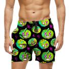 Short Praia Shorts Banho Bermuda Verão Abóbora Verde Neon Terror Art 840 Short Praia Shorts Banho Bermuda Verão Abóbora Verde Neon Terror Art 840