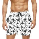 Short Praia Shorts Banho Bermuda Verão Animais Cartoon Escorpião 1720