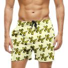 Short Praia Shorts Banho Bermuda Verão Cachorro Dog Balão Amarelo Cartoon 811 Short Praia Shorts Banho Bermuda Verão Cachorro Dog Balão Amarelo Cartoon 811