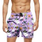 Short Praia Shorts Banho Bermuda Verão Cartoon Halloween Fantasma Abóbora 975 Short Praia Shorts Banho Bermuda Verão Cartoon Halloween Fantasma Abóbora 975
