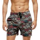 Short Praia Shorts Banho Bermuda Verão Caveiras Rosas Velas 370