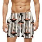 Short Praia Shorts Banho Bermuda Verão Cogumelo Estrela Cartoon 1657