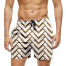Short Praia Shorts Banho Bermuda Verão Desenhos Objeto Cartoon Branco 1850