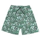Short Praia Shorts Banho Bermuda Verão Dinheiro Money Green Verde 48