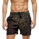 Short Praia Shorts Banho Bermuda Verão Emojis Cores Quentes Reações 400