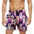 Short Praia Shorts Banho Bermuda Verão Fantasmas Terror Arte 748 Short Praia Shorts Banho Bermuda Verão Fantasmas Terror Arte 748