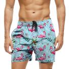 Short Praia Shorts Banho Bermuda Verão Flamingo Natal Cartoon Christimans 1841