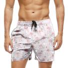 Short Praia Shorts Banho Bermuda Verão Flamingos Flower Flor 1807