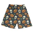 Short Praia Shorts Banho Bermuda Verão Halloween Abóbora Caveiras Terror 187 Short Praia Shorts Banho Bermuda Verão Halloween Abóbora Caveiras Terror 187