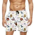 Short Praia Shorts Banho Bermuda Verão Live Friend Animal Fun 934