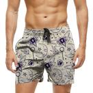Short Praia Shorts Banho Bermuda Verão Lua Animal Desenho Vibe 1007
